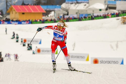 Therese Johaug i konkurranse