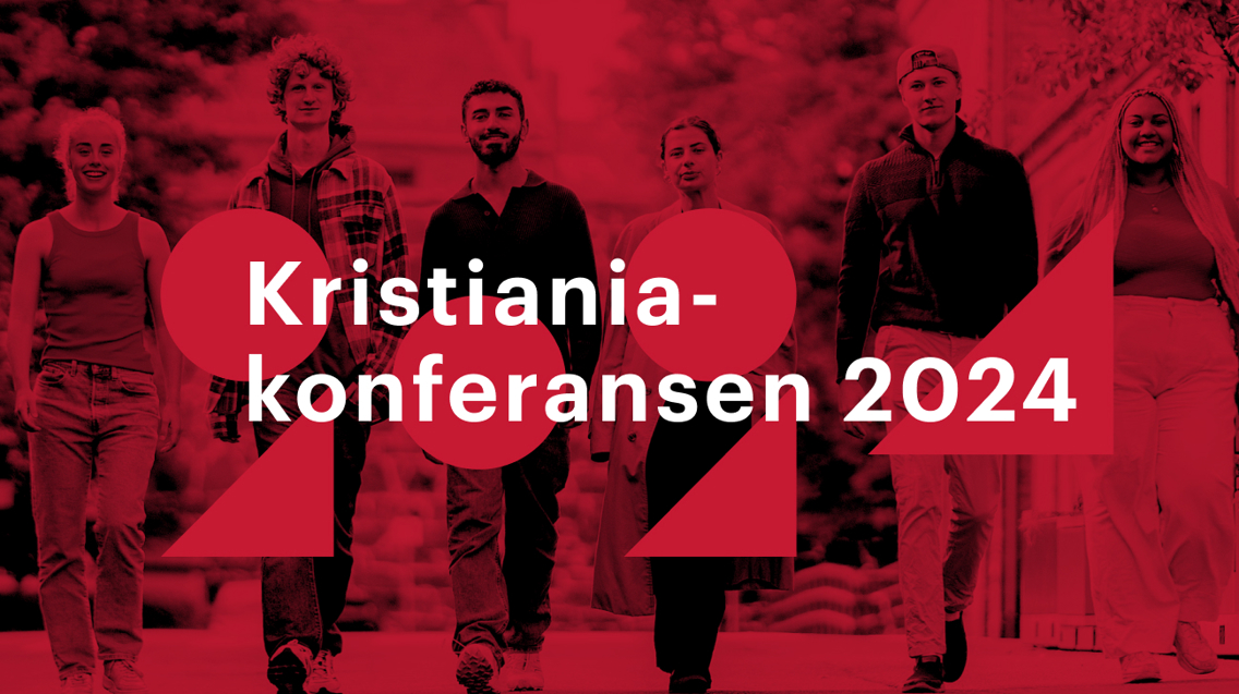Plakat med teksten "Kristianiakonferansen 2024"
