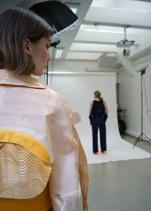 Den internasjonale moteskolen ESMOD blir en del av Fagskolen Kristiania. Her fra en photoshoot på skolen.