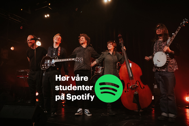 Bildelenke av band til Spotify.