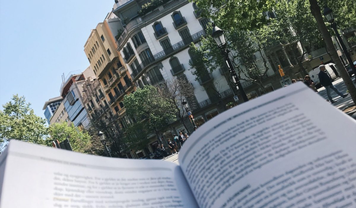 Bok i Barcelona sentrum