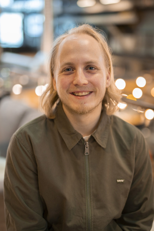 stig magnus hansen studerer retail design på høyskolen kristiania