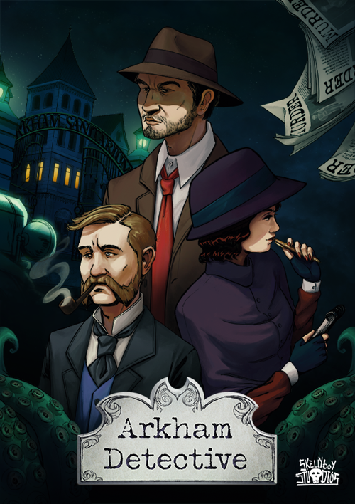 Illustrasjonsbilde fra spillet Arkham Detective